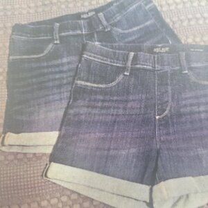 Judy Blue High waist pull on shorts, set of 2